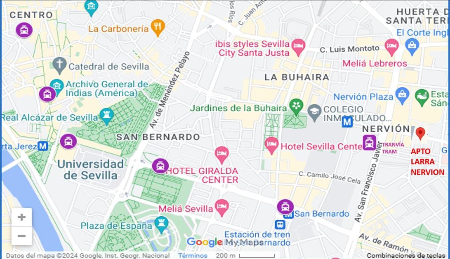 شقة Larra Nervion Subway Tranvia إشبيلية المظهر الخارجي الصورة